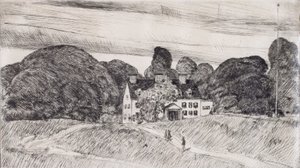 Dwór Lion Gardiner autorstwa Childe Hassam