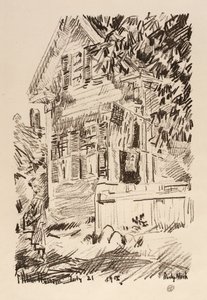 Flaga serwisowa autorstwa Childe Hassam