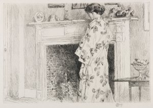 Białe kimono autorstwa Childe Hassam