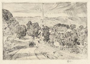 Wioska Vermont, 1923 autorstwa Childe Hassam