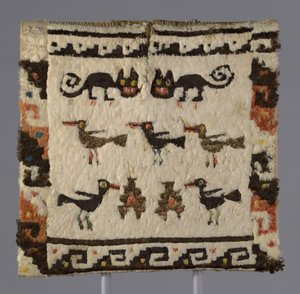 Tunika z piórami, 1470-1532 r. autorstwa Chimu Culture