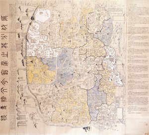 (Administracyjna) Mapa 13 Prowincji Stolic Północy i Południa autorstwa Chinese School