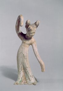Pomnik nagrobny tancerki, dynastia Tang (618-907)