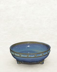 Czerwiec „Numer dziewięć” Miska Narcissus, dynastia Yuan / Ming autorstwa Chinese School