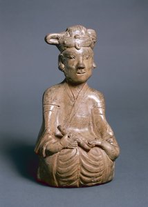 Siedząca figura, Western Jin, 265-316 (zielony)