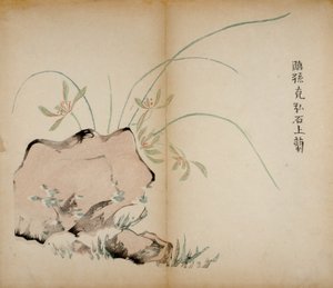 Dziesięć bambusowych odbitek studyjnych, 1643 (drewno) autorstwa Chinese School