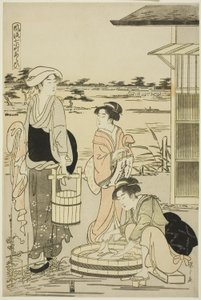 Komachi Ono no Komachi (Fru 7 Komachi) autorstwa Chobunsai Eishi