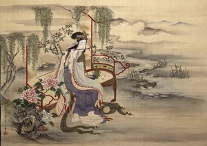 Chińska piękność Yang Guifei, ok. 1810-1815.