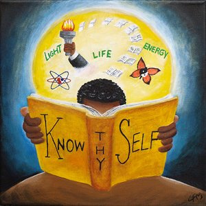 Know thy Self, 2015 (akryl na płótnie) autorstwa Chris Fabor