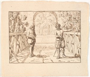 Ilustracja do św. św. Blicher, Trzy Święte Wigi autorstwa Christen Dalsgaard