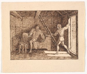 Ilustracja do św. św. Blicher, Trzy Święte Wigi autorstwa Christen Dalsgaard