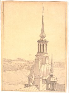 Jedna z Małych Wież na Zamku Frederiksborg autorstwa Christen Købke