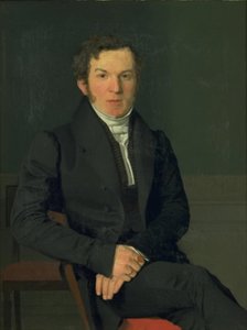 Portret kuzyna artysty, Michaela Christiana Petersena autorstwa Christen Købke