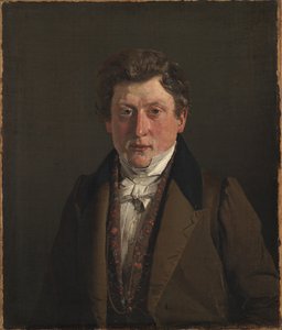 Portret kuzyna i szwagra artysty, sklepikarza Christiana Petersena autorstwa Christen Købke