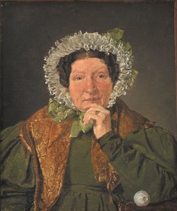 Portret matki artysty, Cecilii Margrethe Købke, z domu Petersen autorstwa Christen Købke