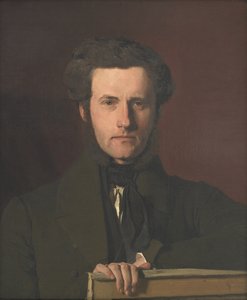 Portret artysty dekoracyjnego G.C. Hilker autorstwa Christen Købke