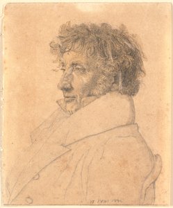 Portret mistrza Bakera P.B. Købke, ojca artysty autorstwa Christen Købke