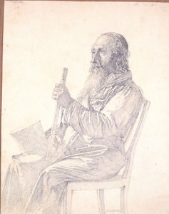 Portret starego polskiego Żyda autorstwa Christen Købke