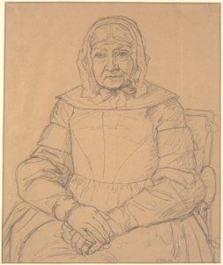 Portret matki artysty autorstwa Christen Købke