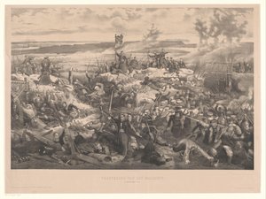 Bitwa pod Malachowem Podbój Malakoff. 8 września 1855 (tytuł na obiekcie) autorstwa Christiaan Bos