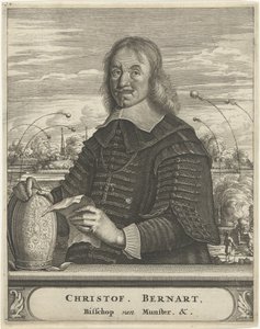 Portret Christopha Bernharda von Galena, biskupa Münster autorstwa Christiaan Hagen