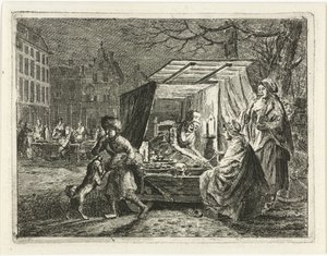 Stoisko Oliebollen autorstwa Christiaan Meijer