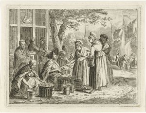 sprzedawcy ryb autorstwa Christiaan Meijer
