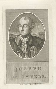Portret Józefa II, cesarza niemieckiego autorstwa Christiaan van Houten