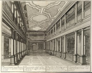 Biblioteka Od: Gmach Cesarskiej Akademii Nauk, 1741 autorstwa Christian Albrecht Wortmann