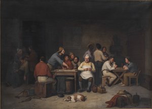 Scena w tawernie Brockensbod autorstwa Christian Andreas Schleisner
