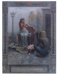 Kleopatra, scena z „Antonii i Kleopatry” Williama Szekspira (1564-1616)