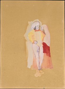 Para (gwasz i akwarela na papierze) autorstwa Christian Bérard