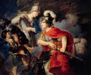 Alegoria Fryderyka Wielkiego jako Perseusza Początek wojny siedmioletniej, 1789