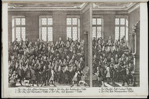 Bankiet. Festiwal na cześć cesarza Karola VI, 1712 autorstwa Christian Engelbrecht
