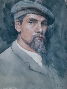 Autoportret autorstwa Christian Eriksen Skredsvig