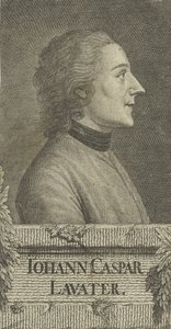 Portret poety i fizjonomisty Johanna Kaspara Lavatera 1741-1801, 1773.