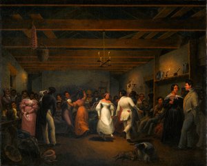 Kula kuchenna w White Sulphur Springs, Wirginia, 1838 r autorstwa Christian Friedrich Mayr