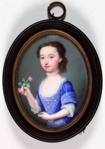 Lady Elizabeth Cavendish Bentinck, później markiza Bath (emalia)