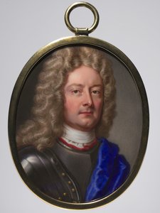 Portret Johna Churchilla, 1. księcia Marlborough, 1715. autorstwa Christian Friedrich Zincke