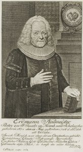PPN663946751 Erdmann Neumeister, pastor w St. Jacobi w Hamburgu i Scholarcha. (1763)