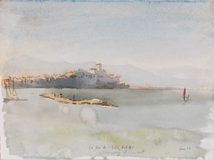 Antibes, 2017 (akwarela) autorstwa Christian Furr
