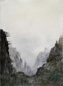 Zaczynając wierzyć, 2015 (akwarela na papierze) autorstwa Christian Furr