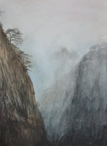 Dolina Żółtego Cesarza, 2015 (akwarela na papierze) autorstwa Christian Furr