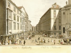 Widok na Kohlmarkt, 1786