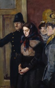 Albertine (Szkic) autorstwa Christian Krohg