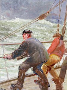 Haul nawietrzny (olej na płótnie) autorstwa Christian Krohg