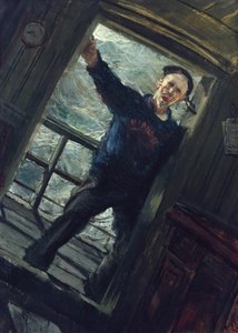 W otwarciu steru (malarstwo) autorstwa Christian Krohg