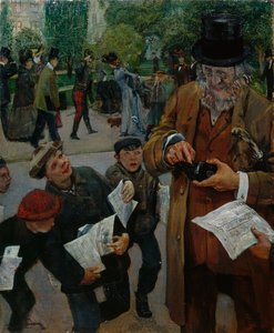 Gazeta chłopcy autorstwa Christian Krohg