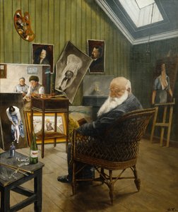 Autoportret autorstwa Christian Krohg