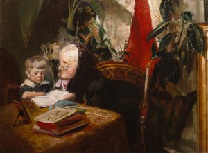 Ilustrowana książka autorstwa Christian Krohg